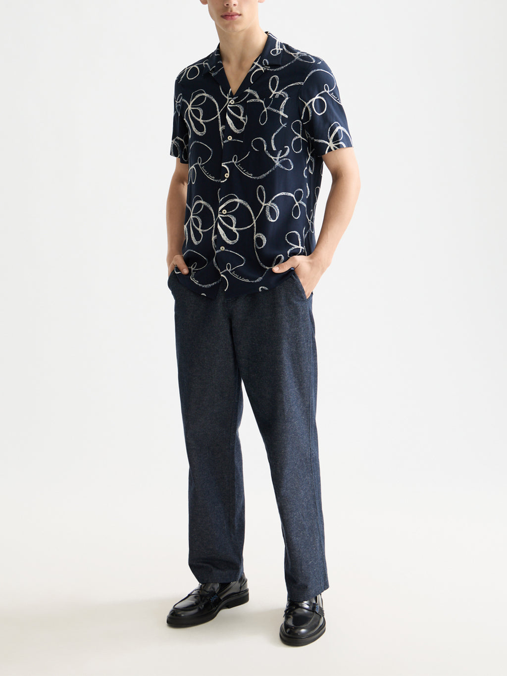 Printed short sleeved shirt - Ribbon - Collector Store Sydney