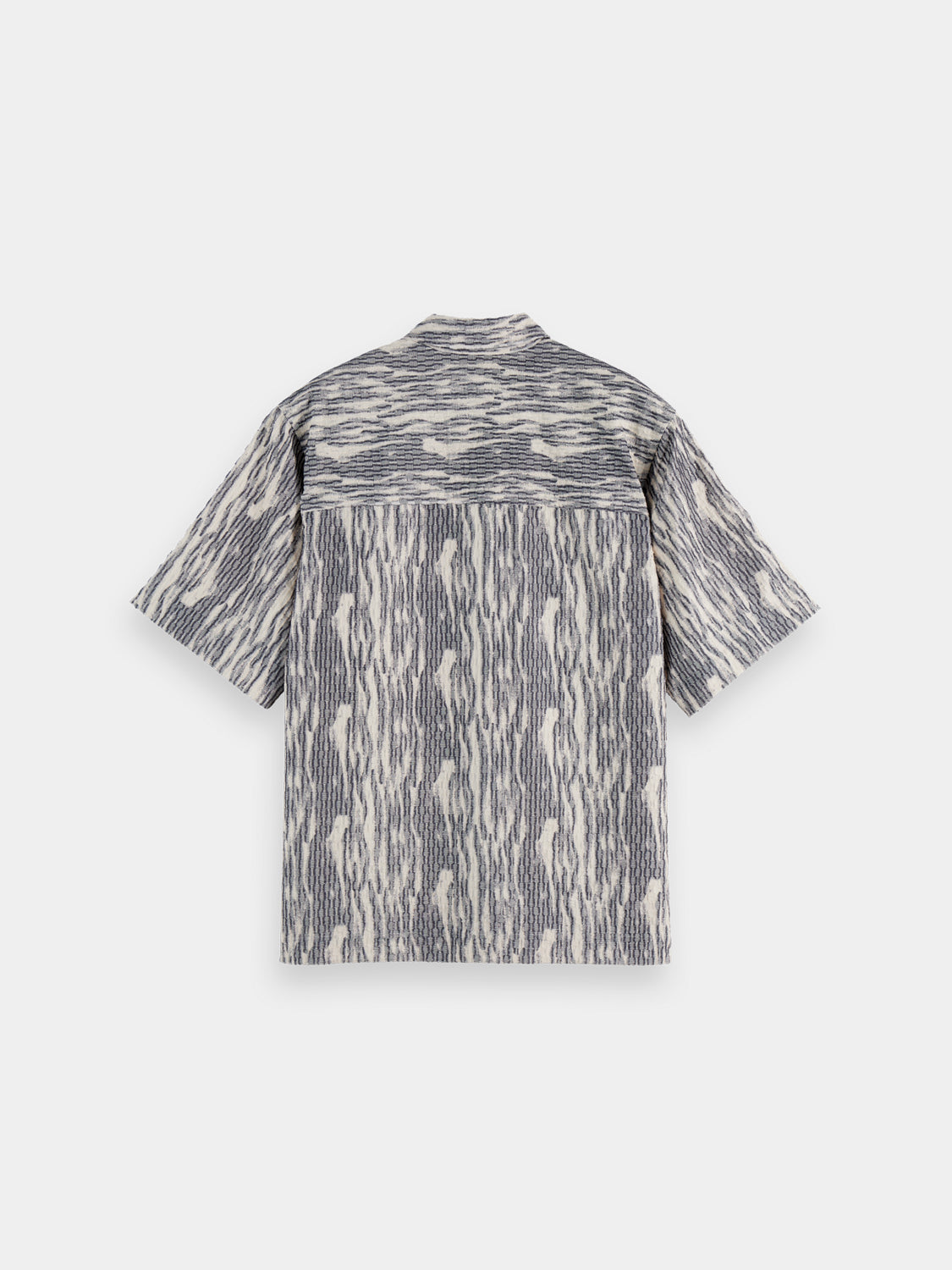 Jacquard short sleeved shirt - Sky Captain - Collector Store Sydney