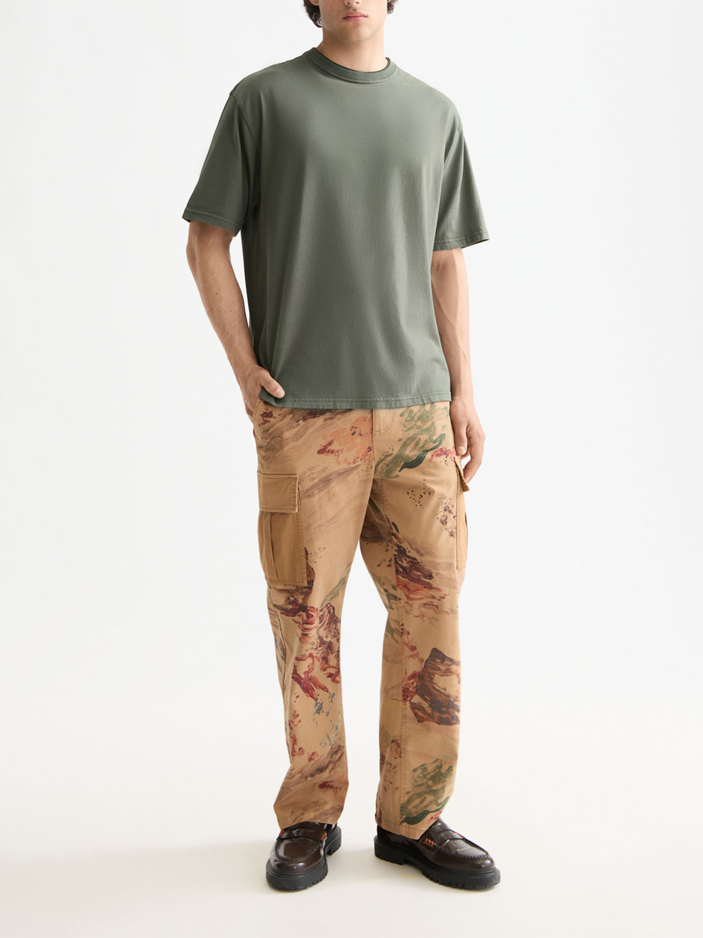 Garment-dyed t-shirt Thyme - Collector Store Sydney