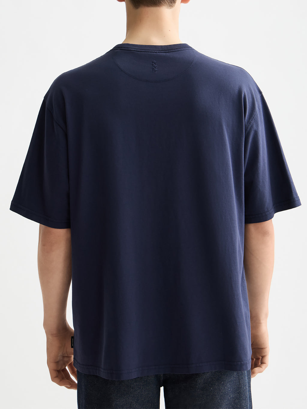 Garment-dyed t-shirt Peacoat - Collector Store Sydney