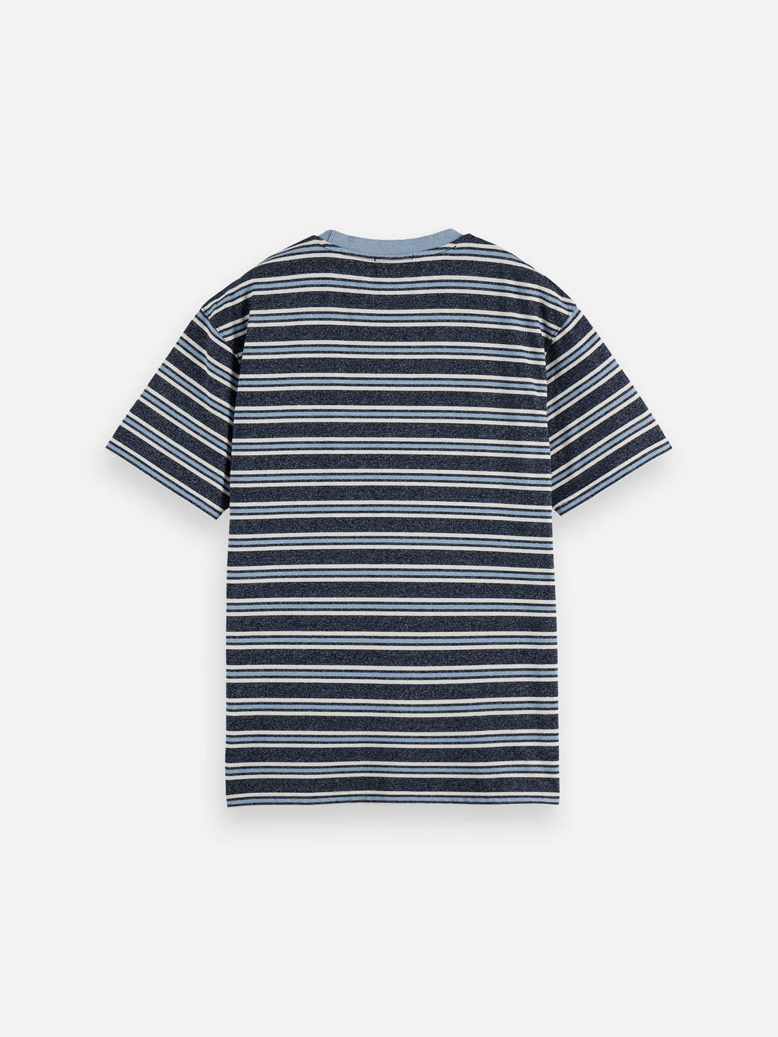 Yarn-dyed striped t-shirt Blue Multi - Collector Store Sydney