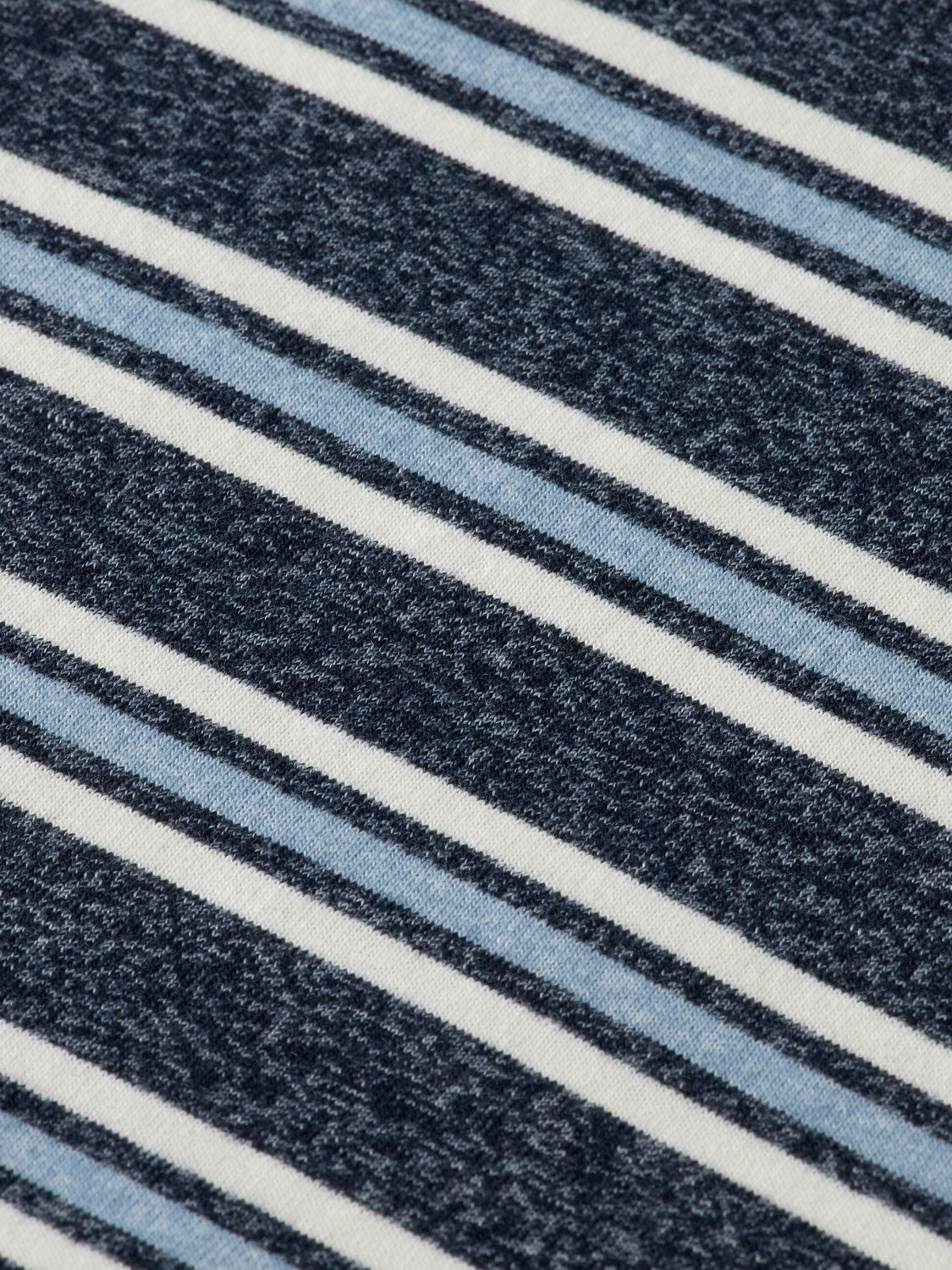 Yarn-dyed striped t-shirt Blue Multi - Collector Store Sydney