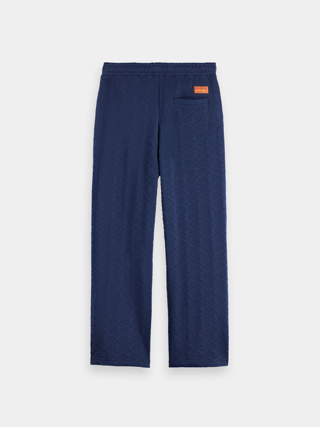 Jacquard terry sweatpants Peacoat - Collector Store Sydney