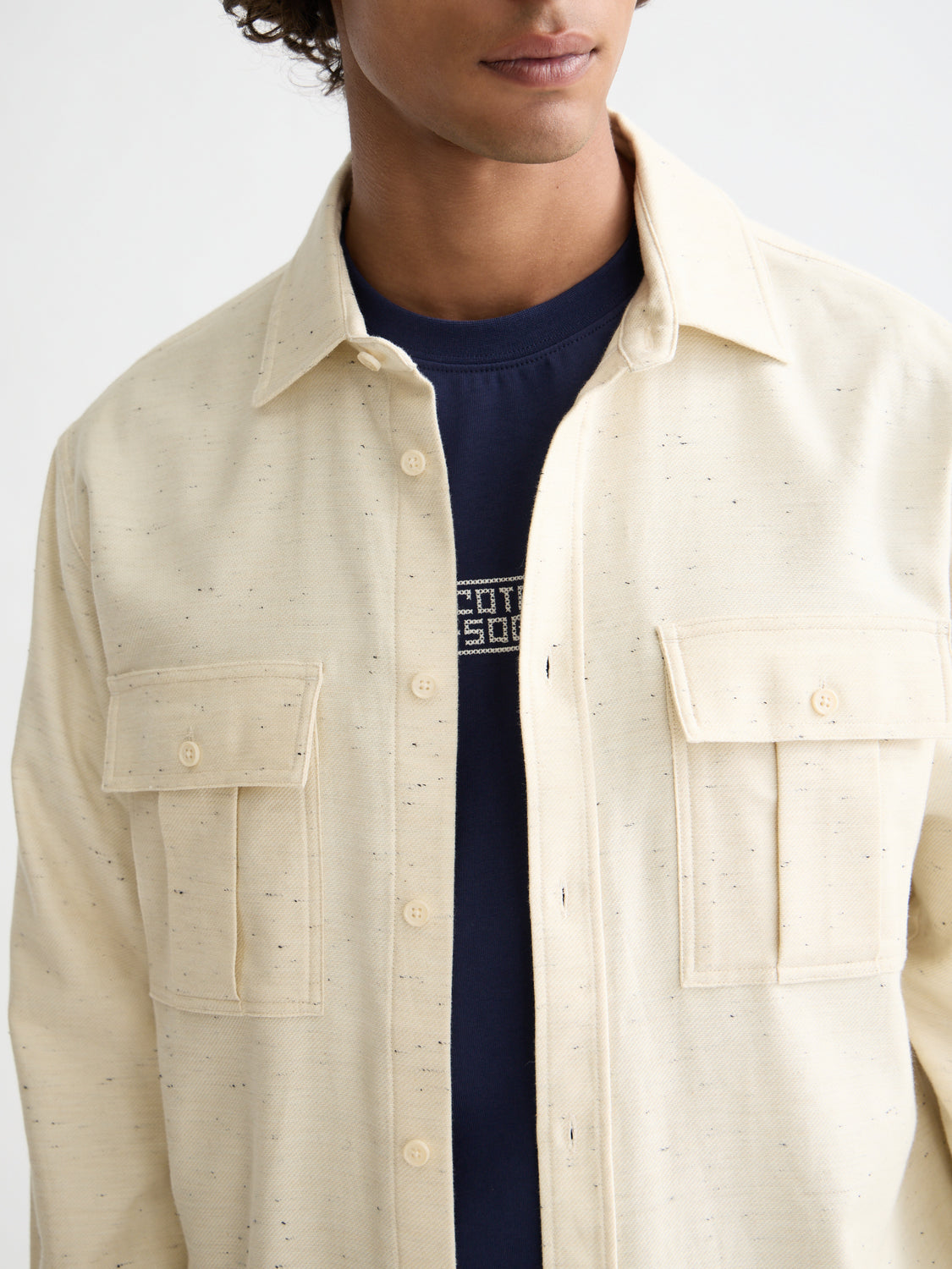 Melange shirt Light Tannin - Collector Store Sydney