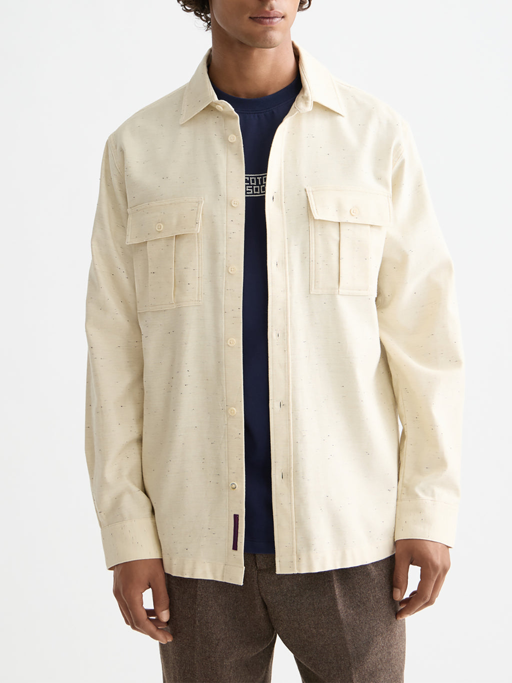 Melange shirt Light Tannin - Collector Store Sydney