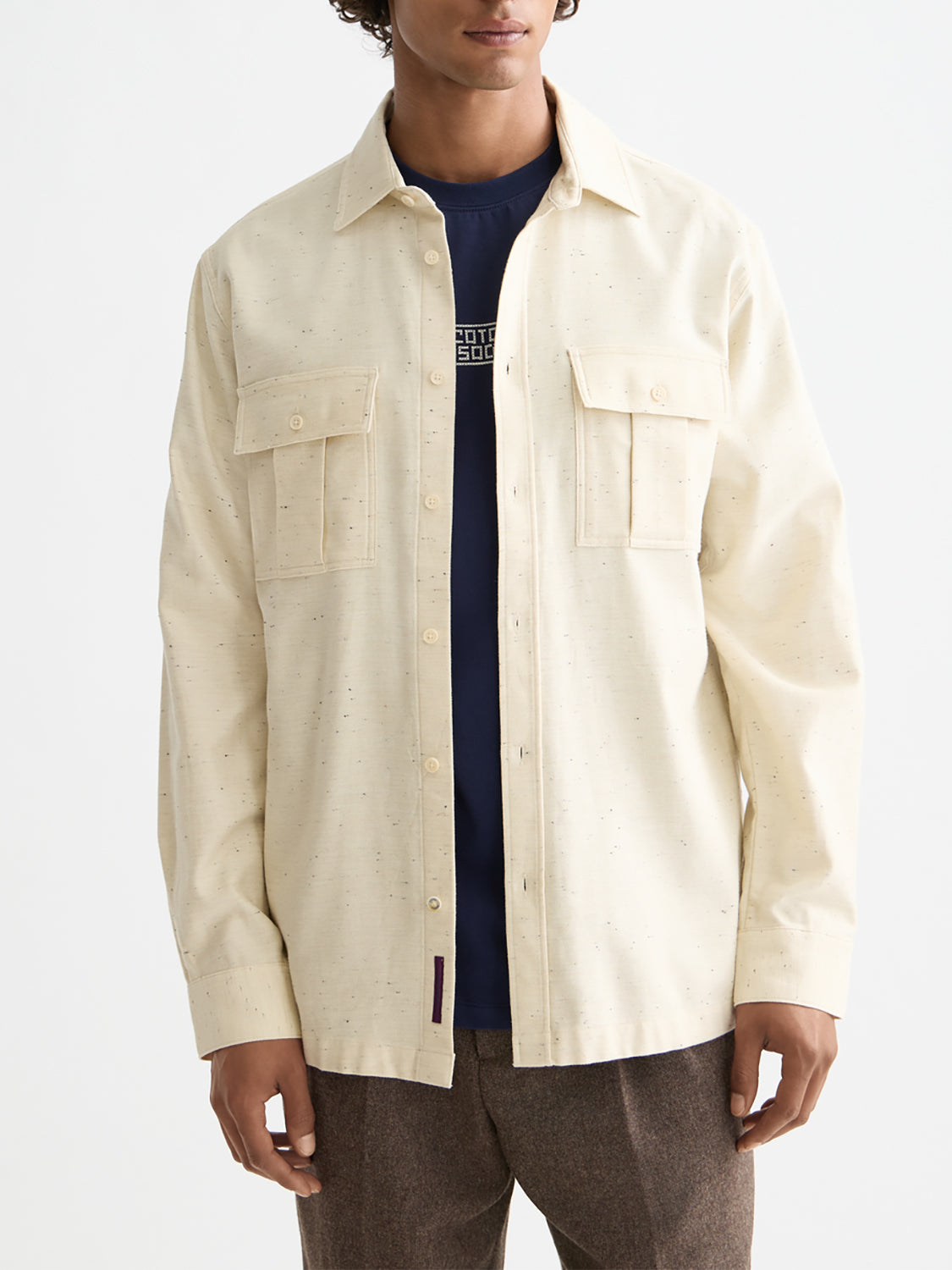 Melange shirt Light Tannin - Collector Store Sydney