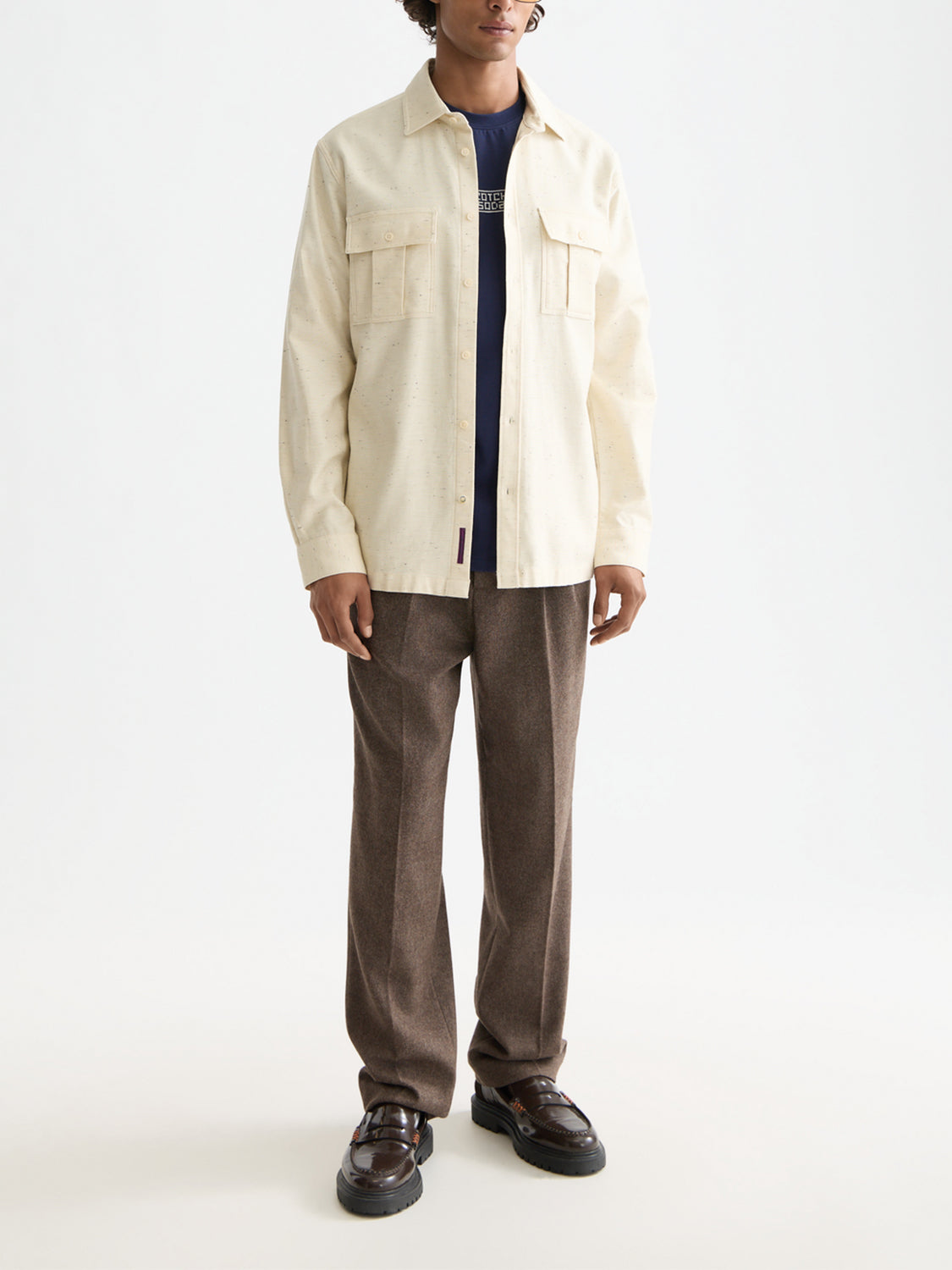 Melange shirt Light Tannin - Collector Store Sydney