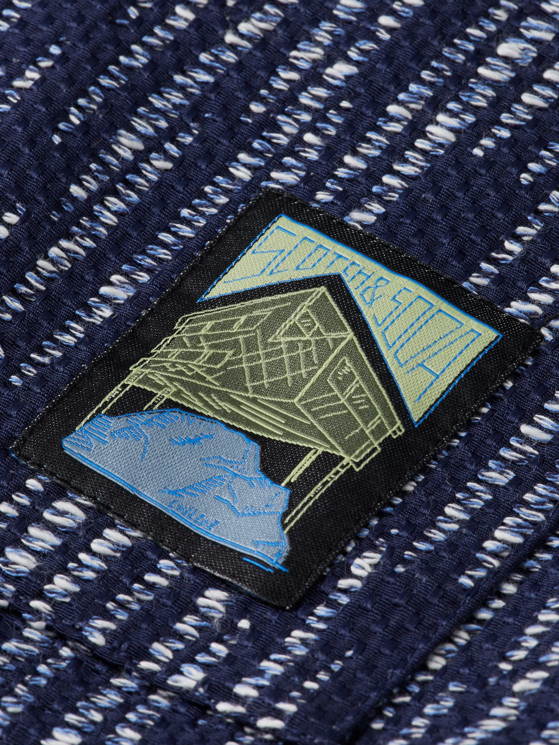 Jacquard overshirt/Light Jacket Sky captain - Collector Store Sydney