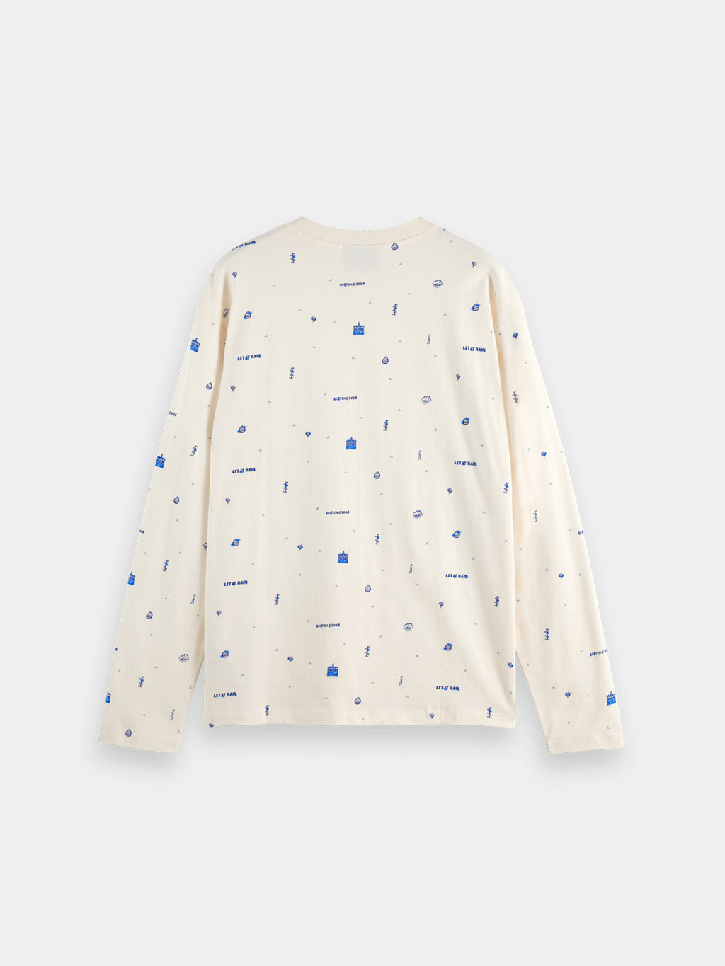 Printed long sleeved t-shirt rain - Collector Store Sydney