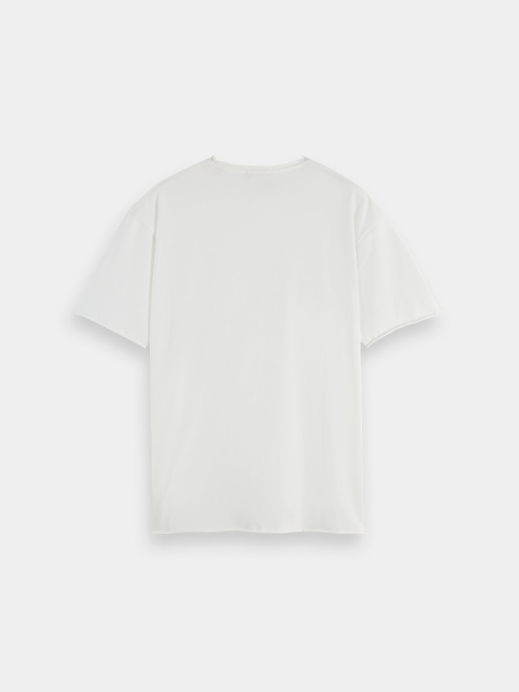 Raw edge t-shirt white - Collector Store Sydney