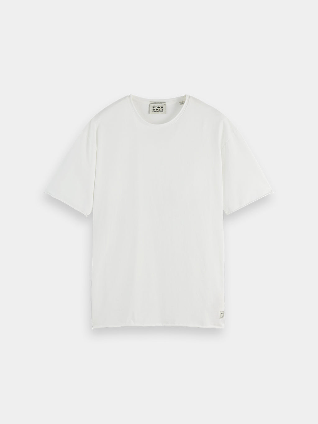 Raw edge t-shirt white - Collector Store Sydney