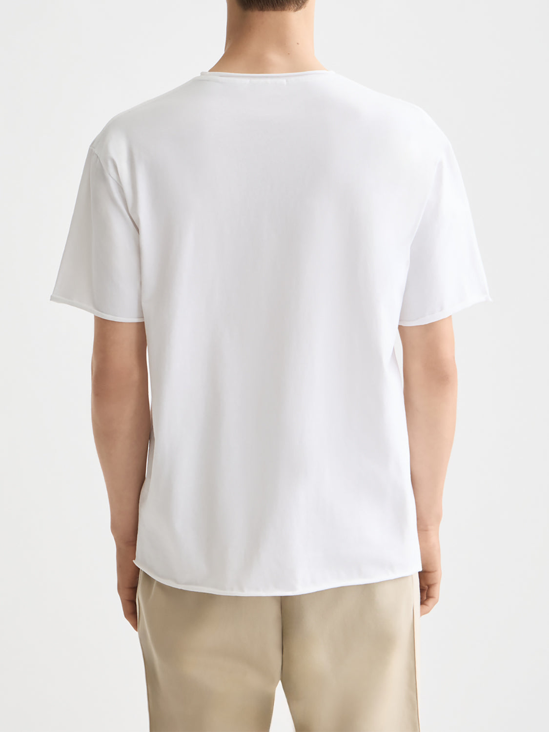 Raw edge t-shirt white - Collector Store Sydney