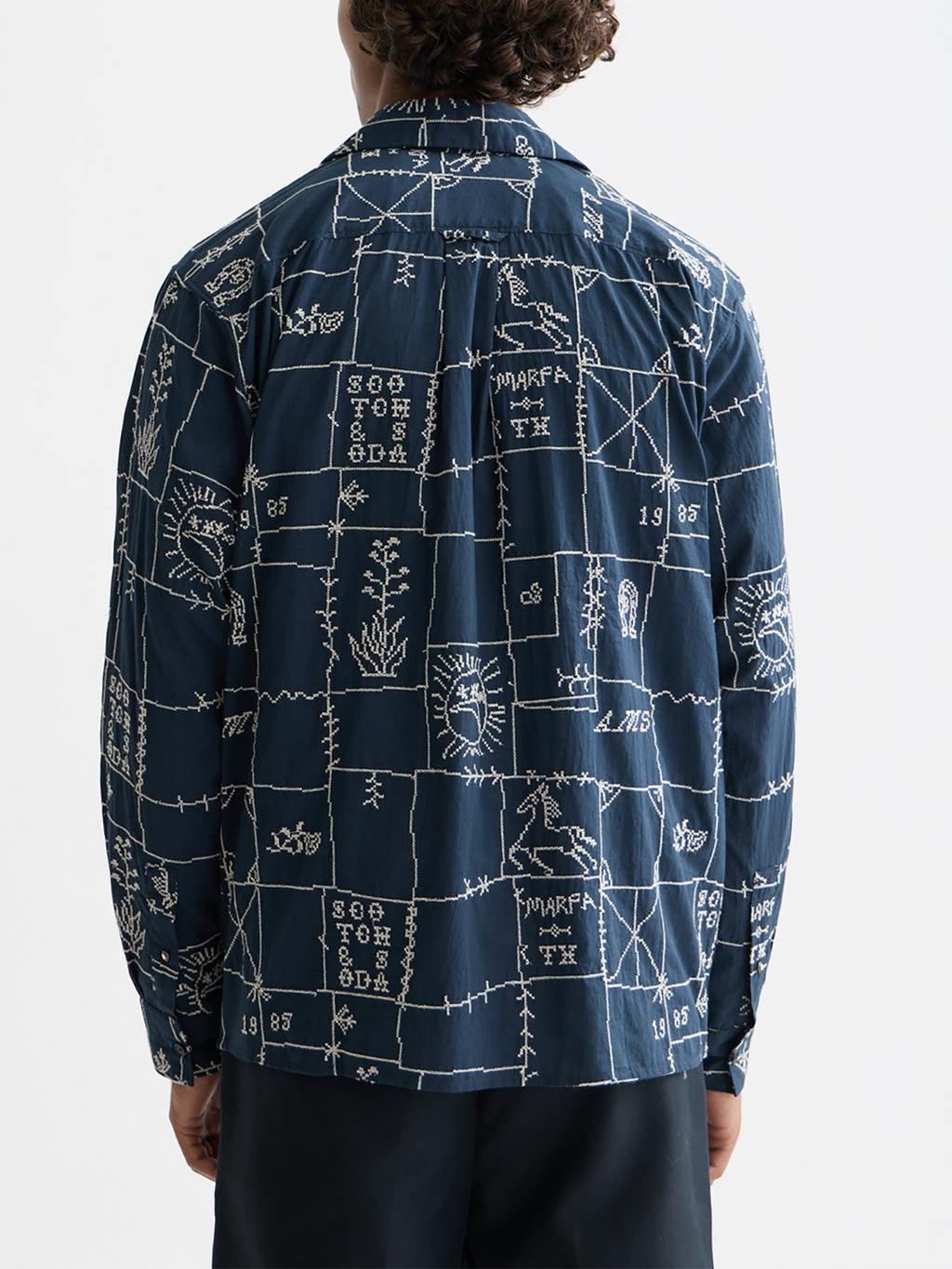Scotch & Soda Embroidered shirt - Cross Stitch