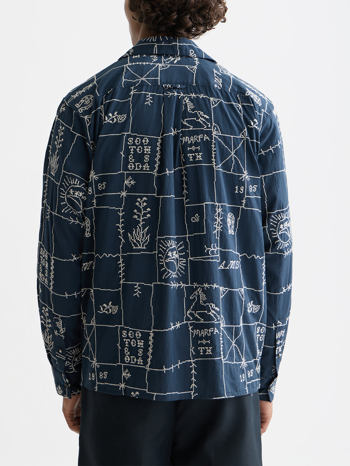 Scotch & Soda Embroidered shirt - Cross Stitch