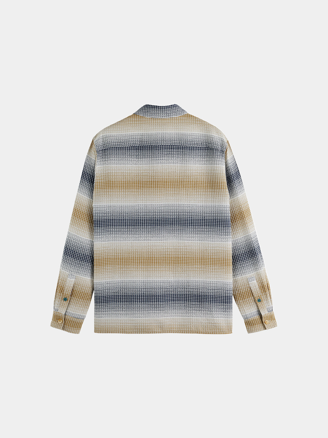 Scotch & Soda Striped waffle shirt - Infinity