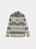 Scotch & Soda Striped waffle shirt - Infinity