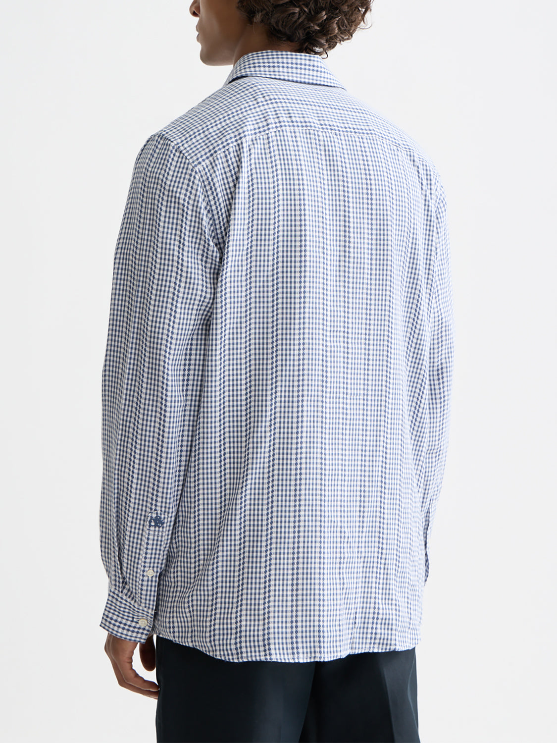 Scotch & Soda Poplin microcheck shirt - Oceana