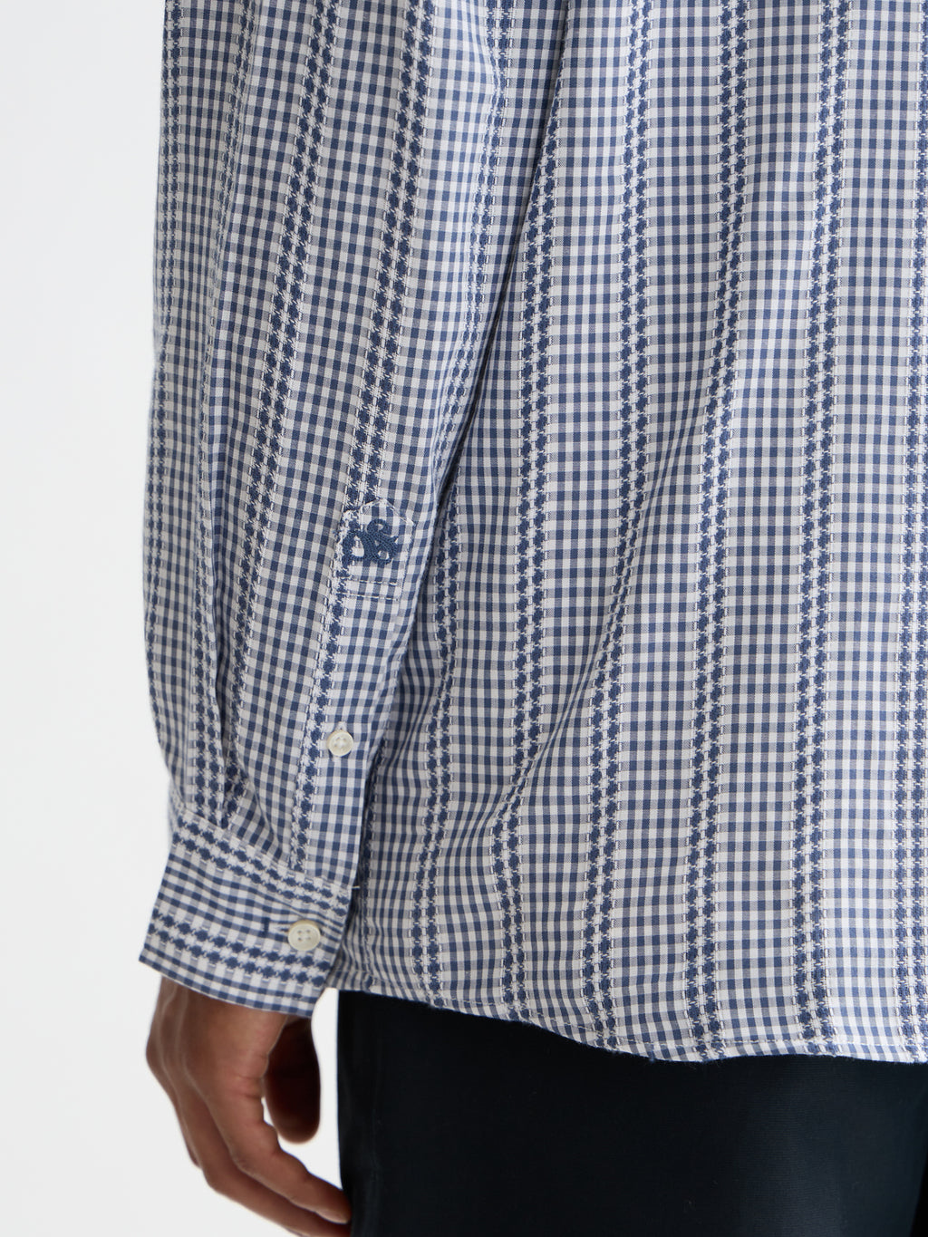 Scotch & Soda Poplin microcheck shirt - Oceana
