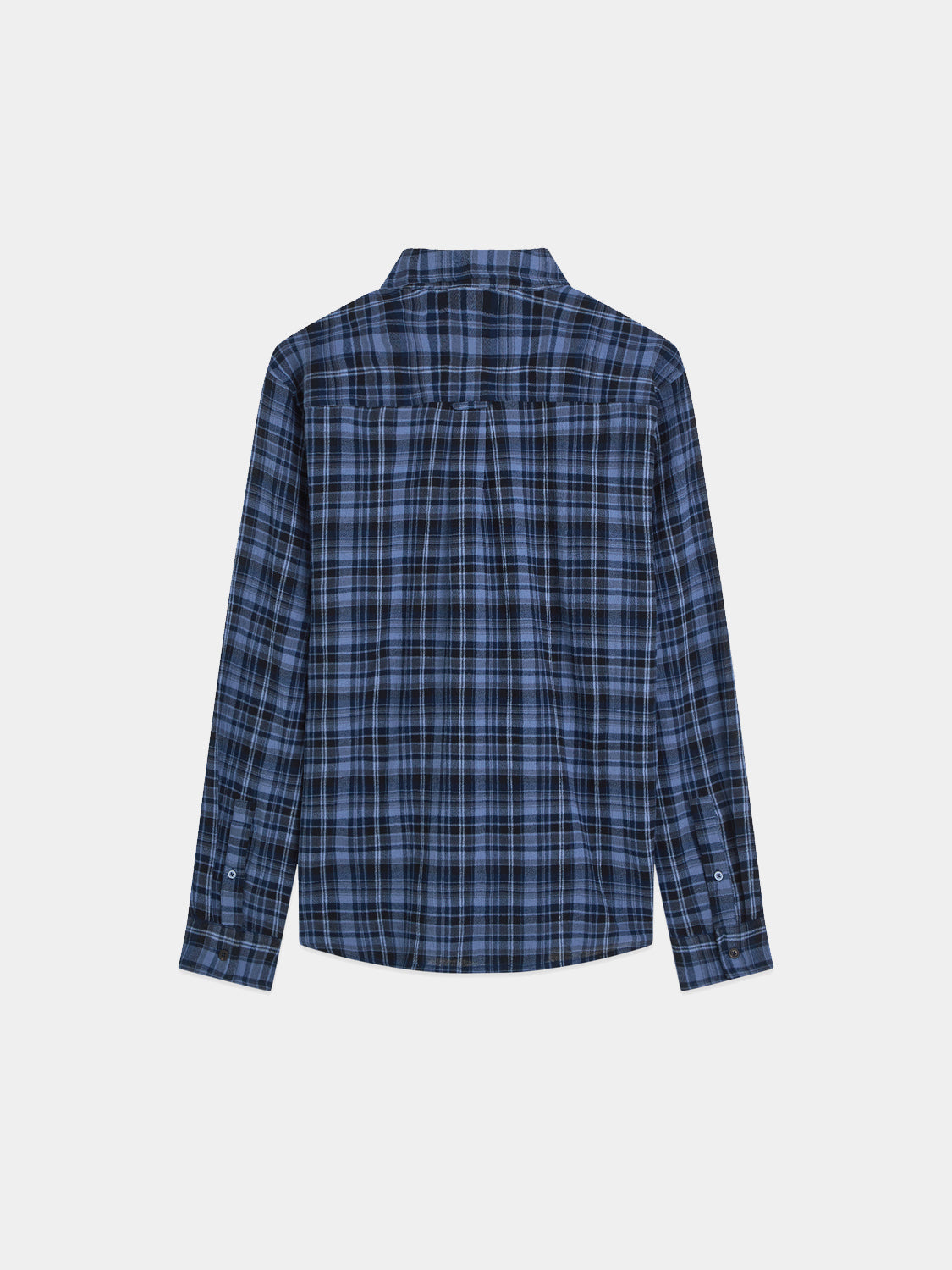 Scotch & Soda - Flannel check shirt - Blue