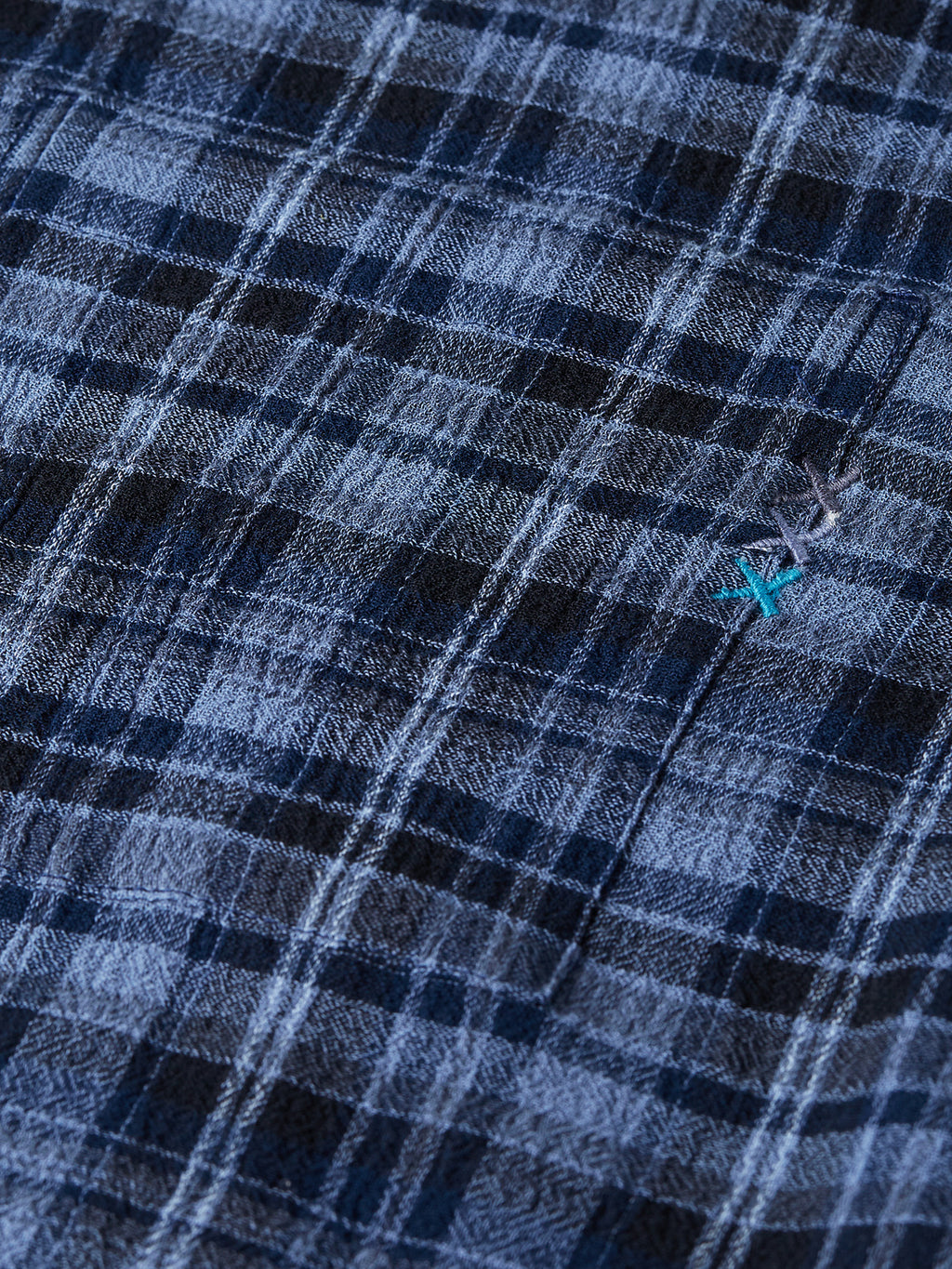 Scotch & Soda - Flannel check shirt - Blue