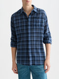 Scotch & Soda - Flannel check shirt - Blue