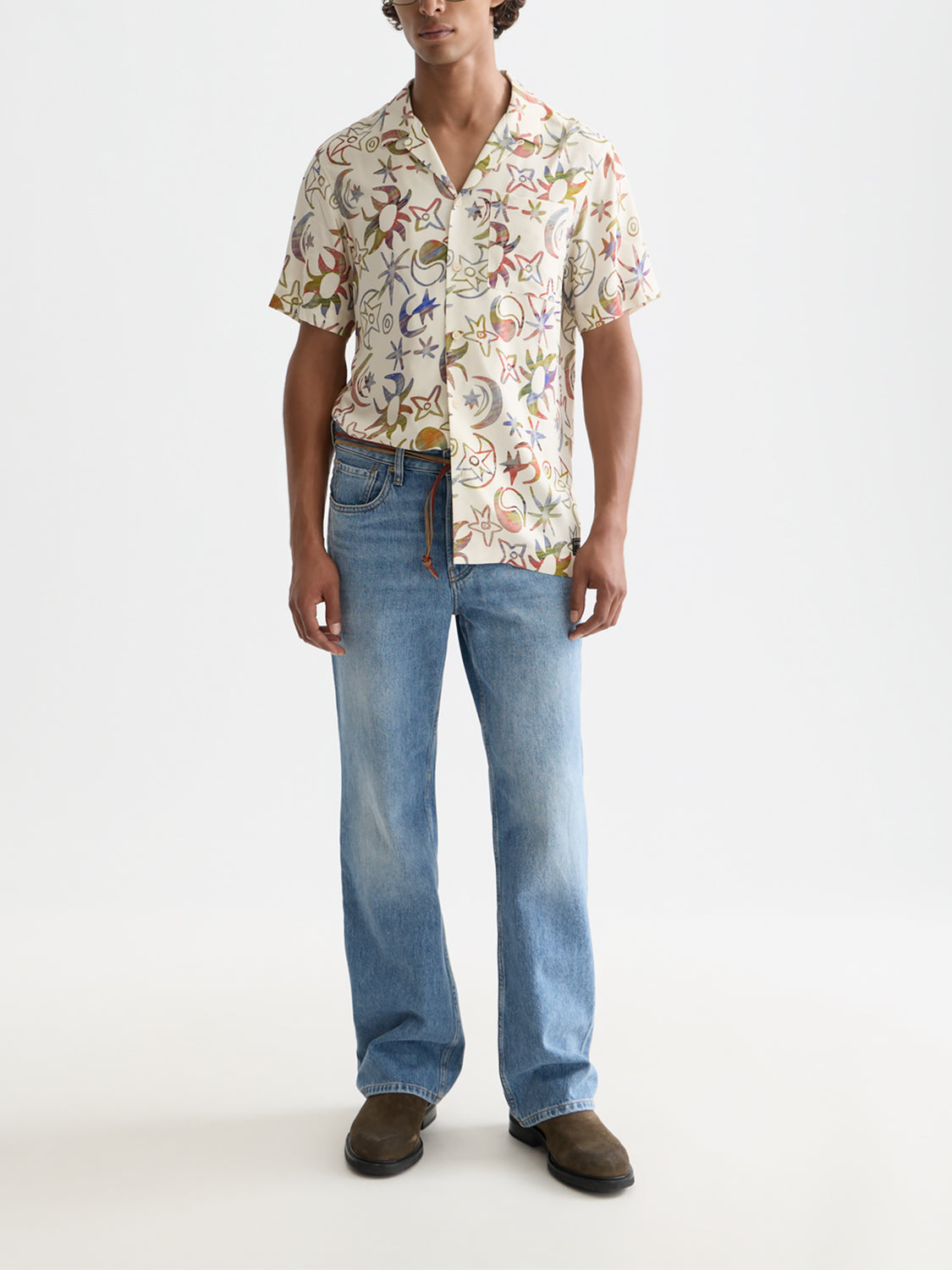 Scotch & Soda Printed short-sleeved shirt Cosmic