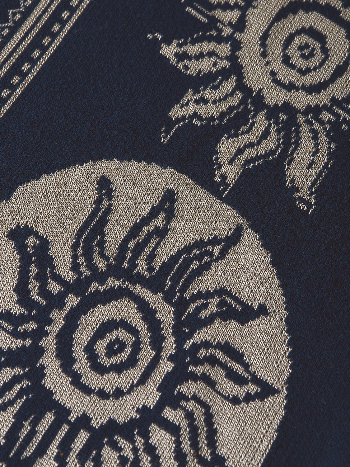 Scotch & Soda Knitted jacquard short-sleeved shirt - Suns
