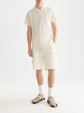 Scotch & Soda : Ribbed polo - Eggnog - Collector Store Sydney