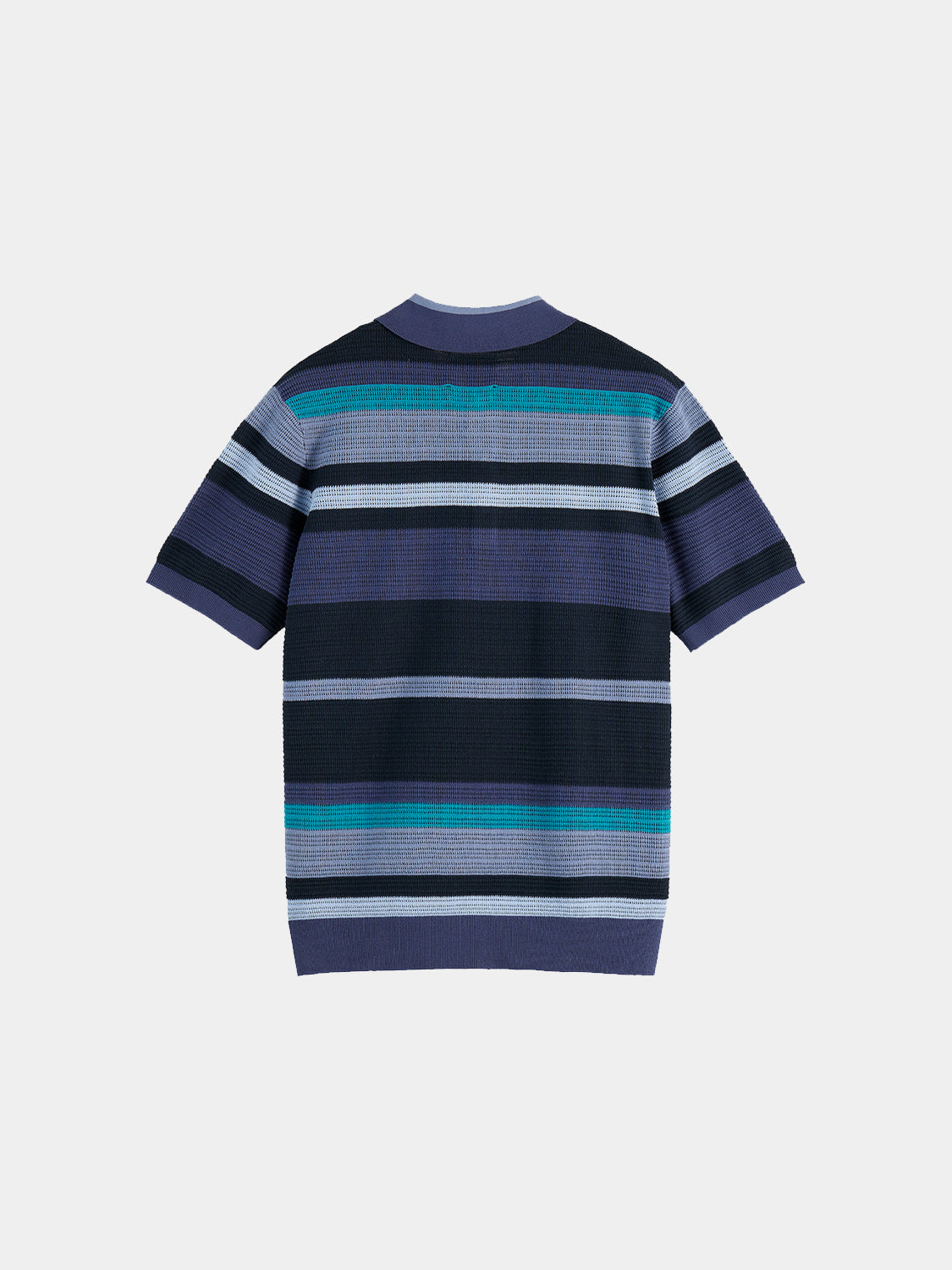 Scotch & Soda Knitted polo - Oceana Stripes