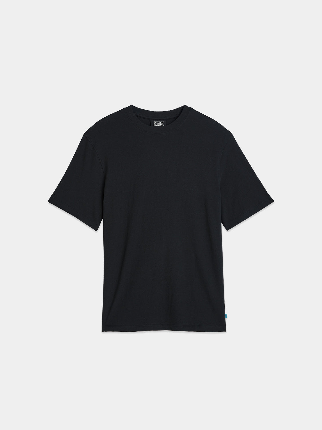 Scotch & Soda : Cotton-linen t-shirt - Meteorite - Collector Store Sydney