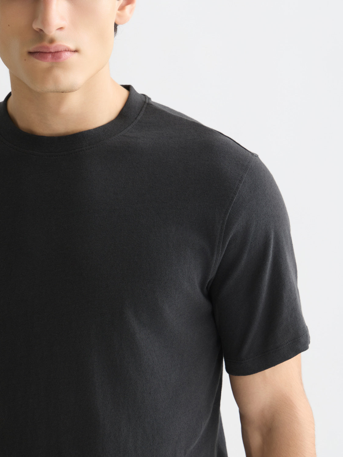 Scotch & Soda : Cotton-linen t-shirt - Meteorite - Collector Store Sydney