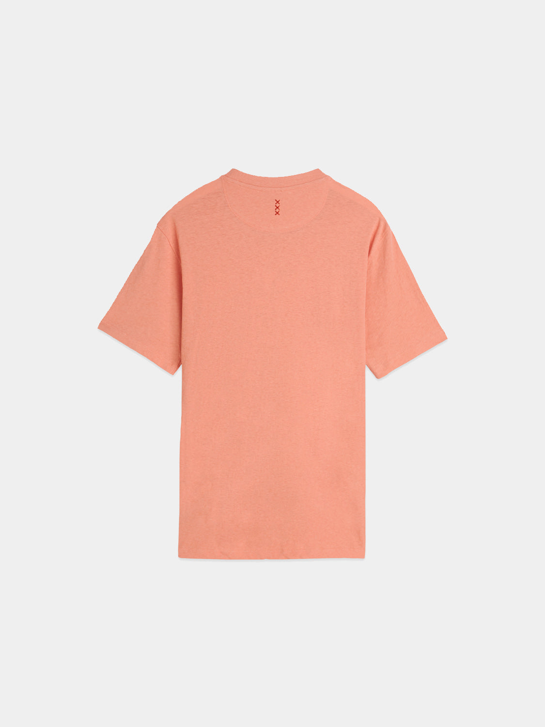 Scotch & Soda - Cotton-linen t-shirt - Clay - Collector Store Sydney
