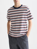 Scotch & Soda : Yarn-dyed t-shirt - Pageant Blue Stripe - Collector Store Sydney
