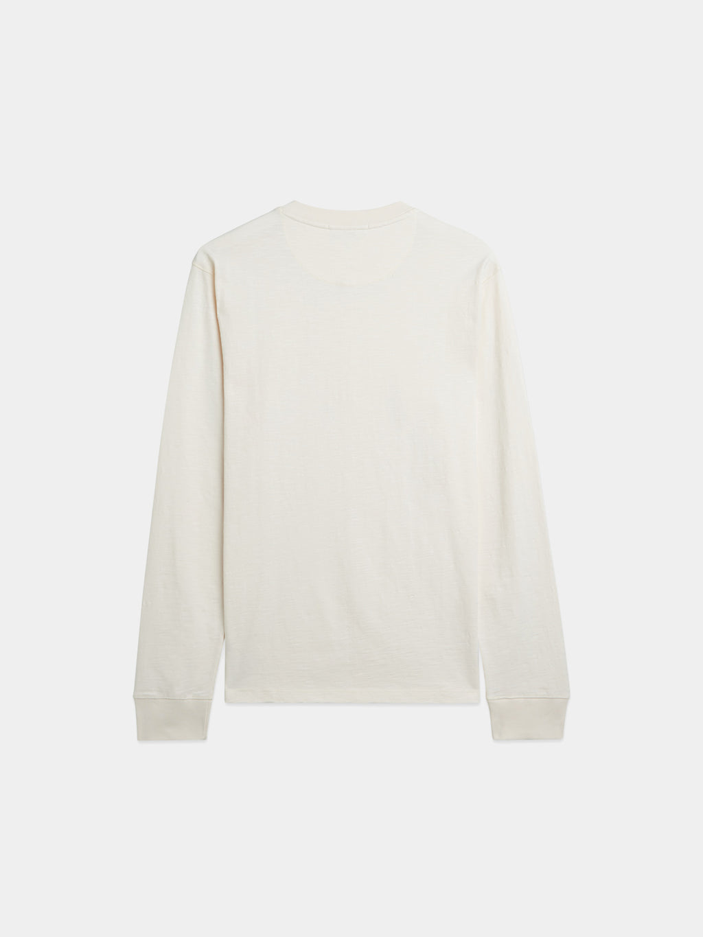 Scotch & Soda - Slub Henley t-shirt - Eggnog