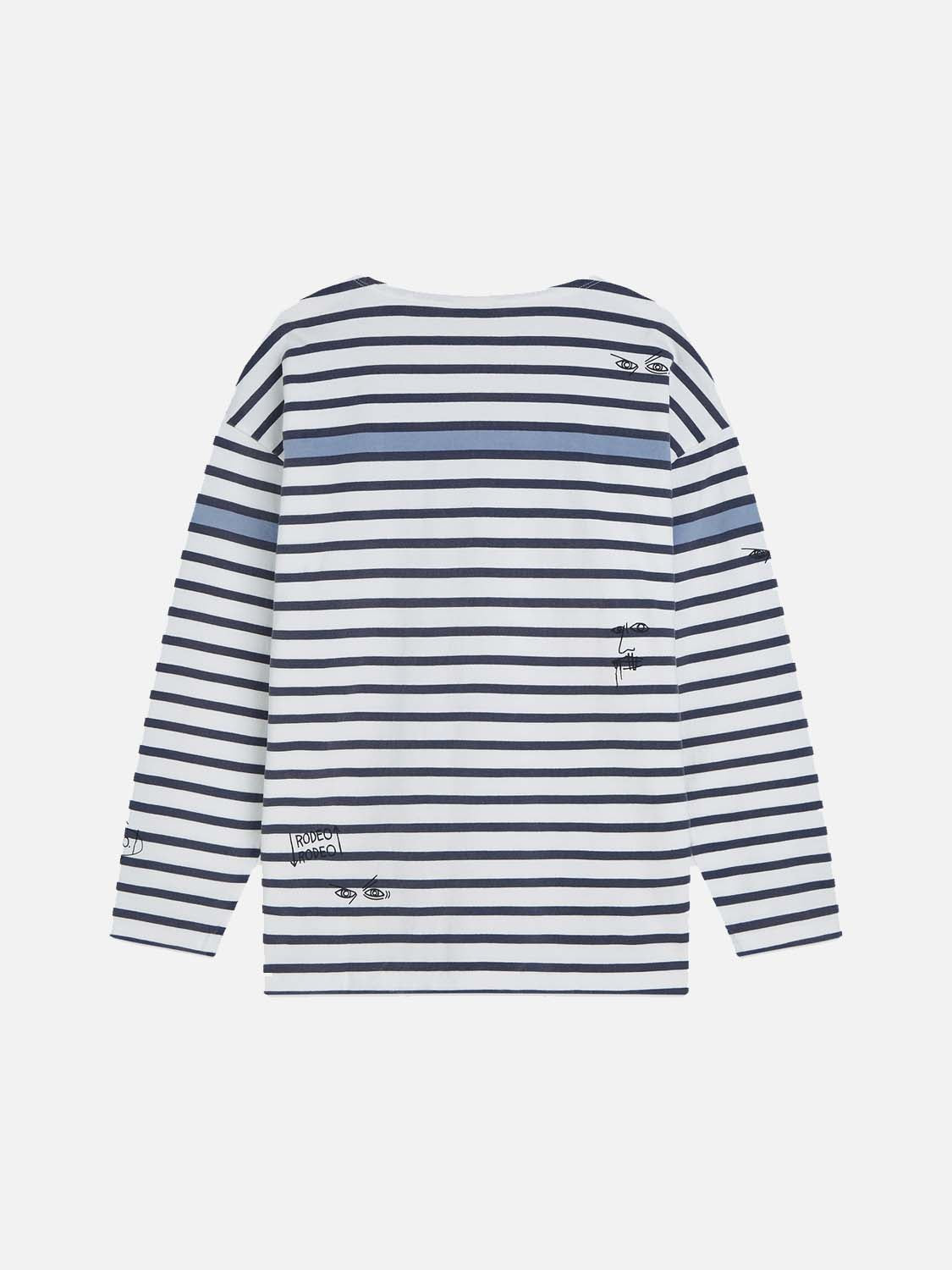 Basquiat Breton Striped T-Shirt - Collector Store Sydney