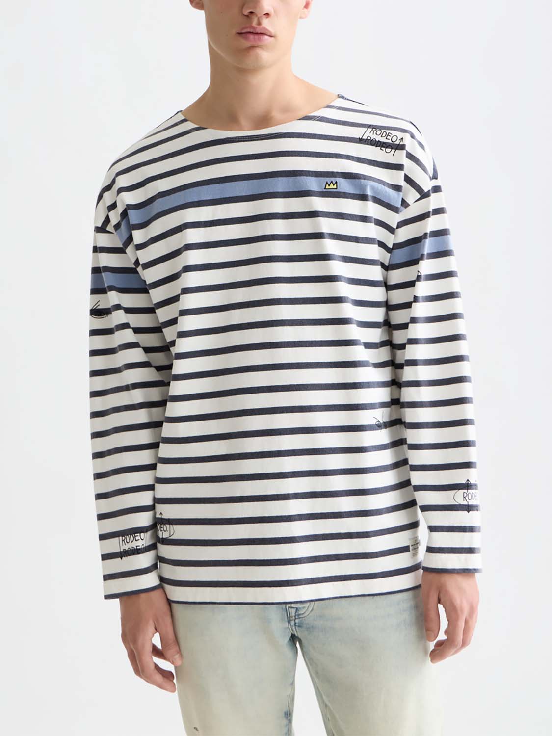 Basquiat Breton Striped T-Shirt - Collector Store Sydney