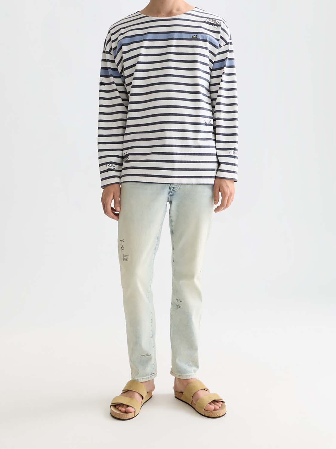 Basquiat Breton Striped T-Shirt - Collector Store Sydney