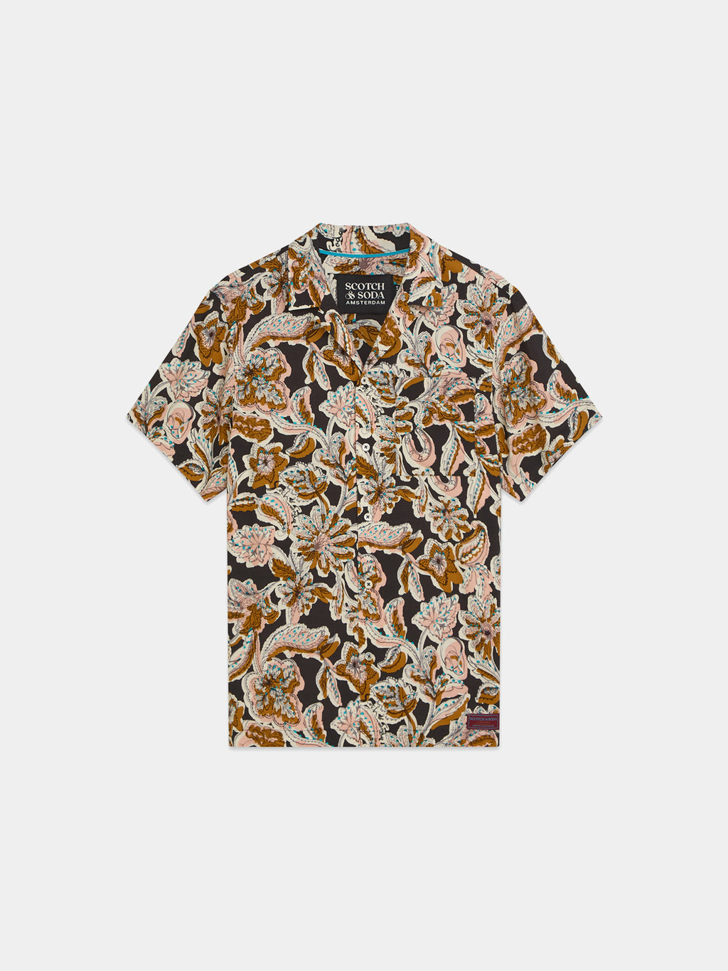 Scotch & Soda - Printed short-sleeved shirt - Lucky Bandana - Collector Store Sydney