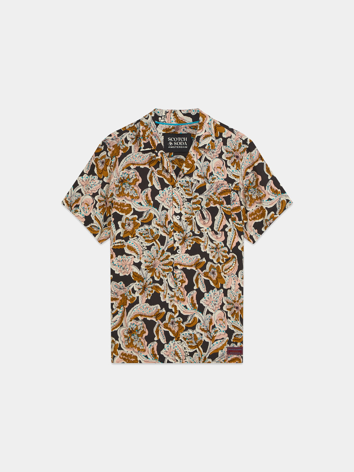 Scotch & Soda - Printed short-sleeved shirt - Lucky Bandana - Collector Store Sydney