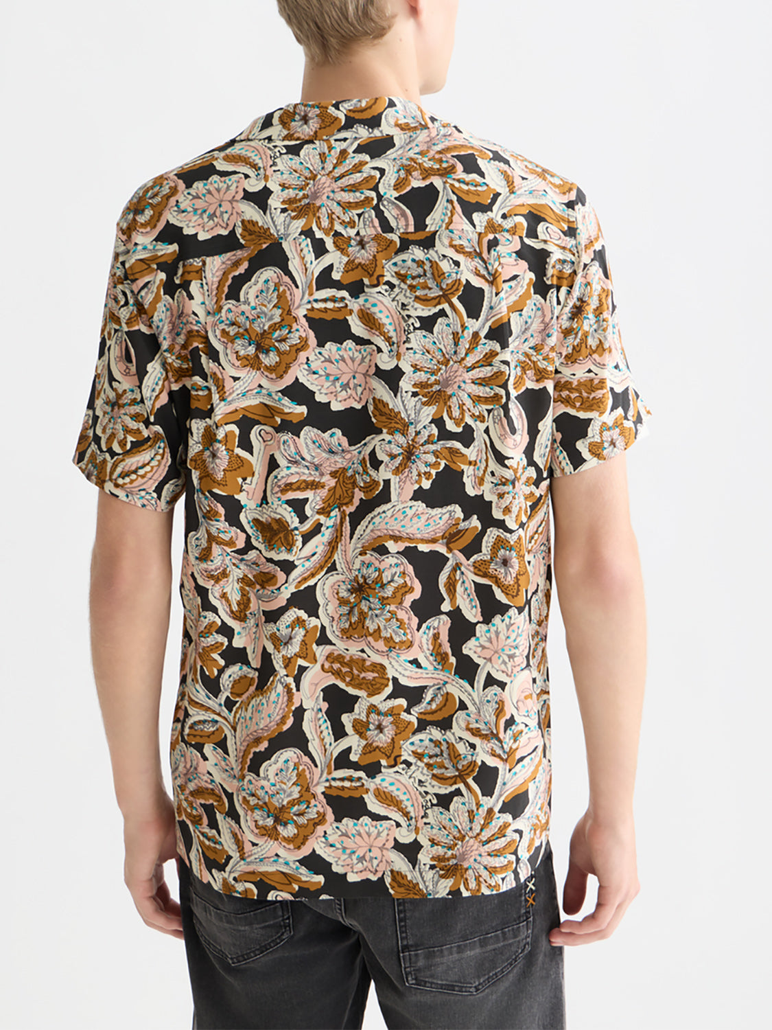 Scotch & Soda - Printed short-sleeved shirt - Lucky Bandana - Collector Store Sydney