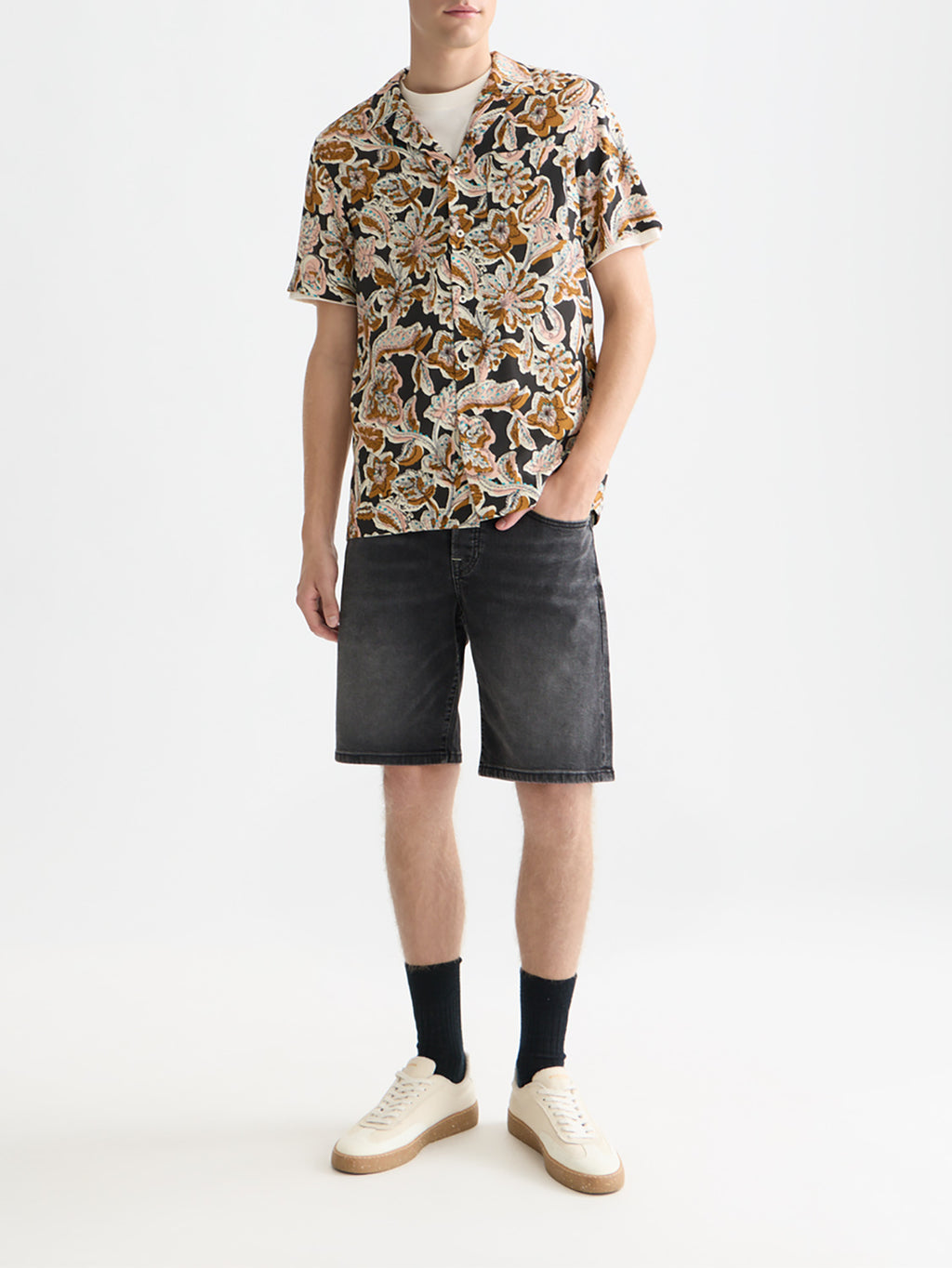 Scotch & Soda - Printed short-sleeved shirt - Lucky Bandana - Collector Store Sydney