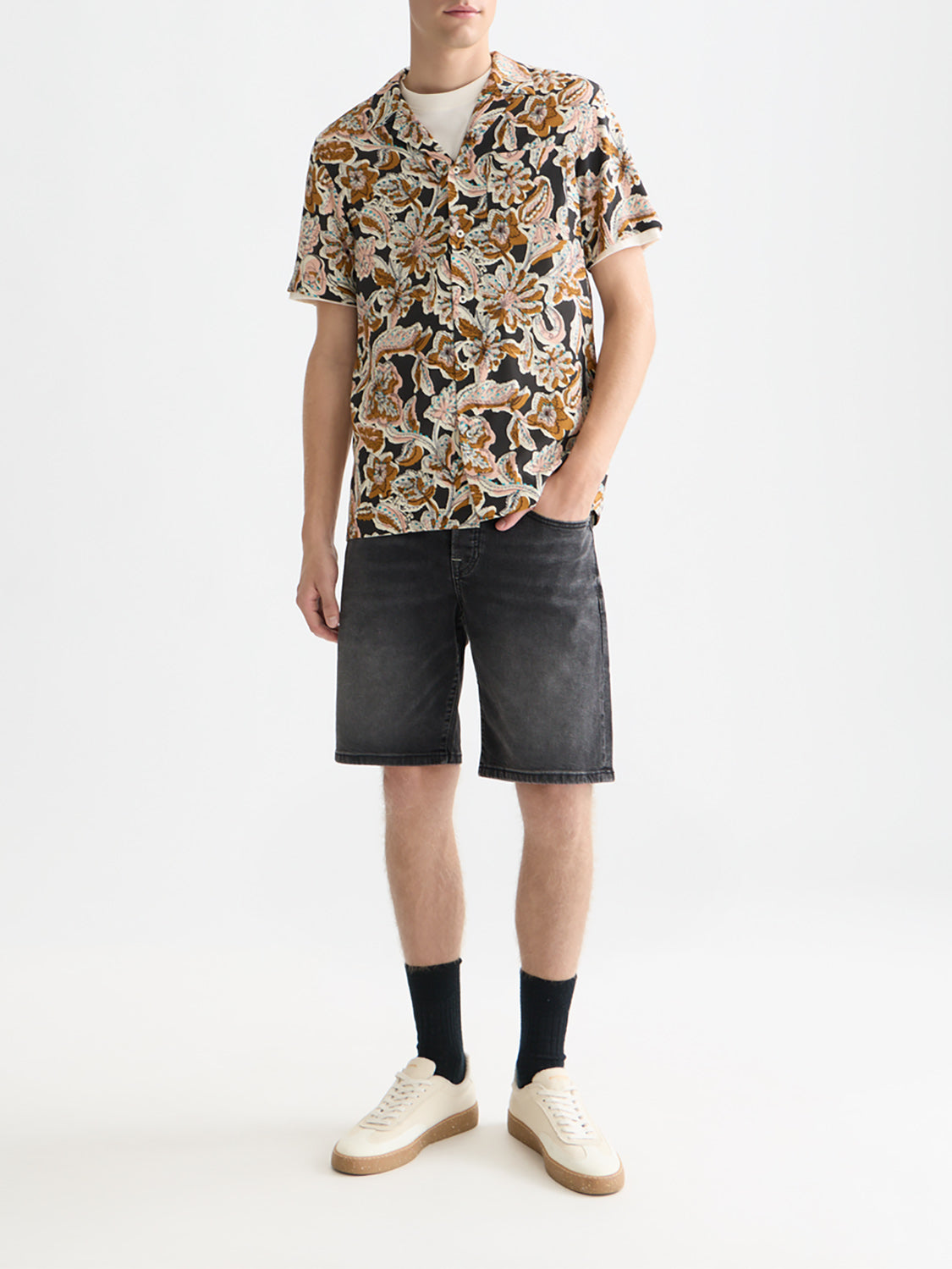 Scotch & Soda - Printed short-sleeved shirt - Lucky Bandana - Collector Store Sydney