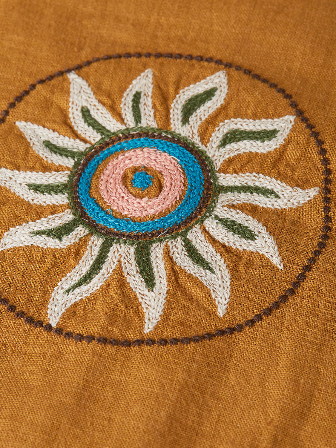 Scotch & Soda : Embroidered linen S/S shirt - Cathay Spice - Collector Store Sydney
