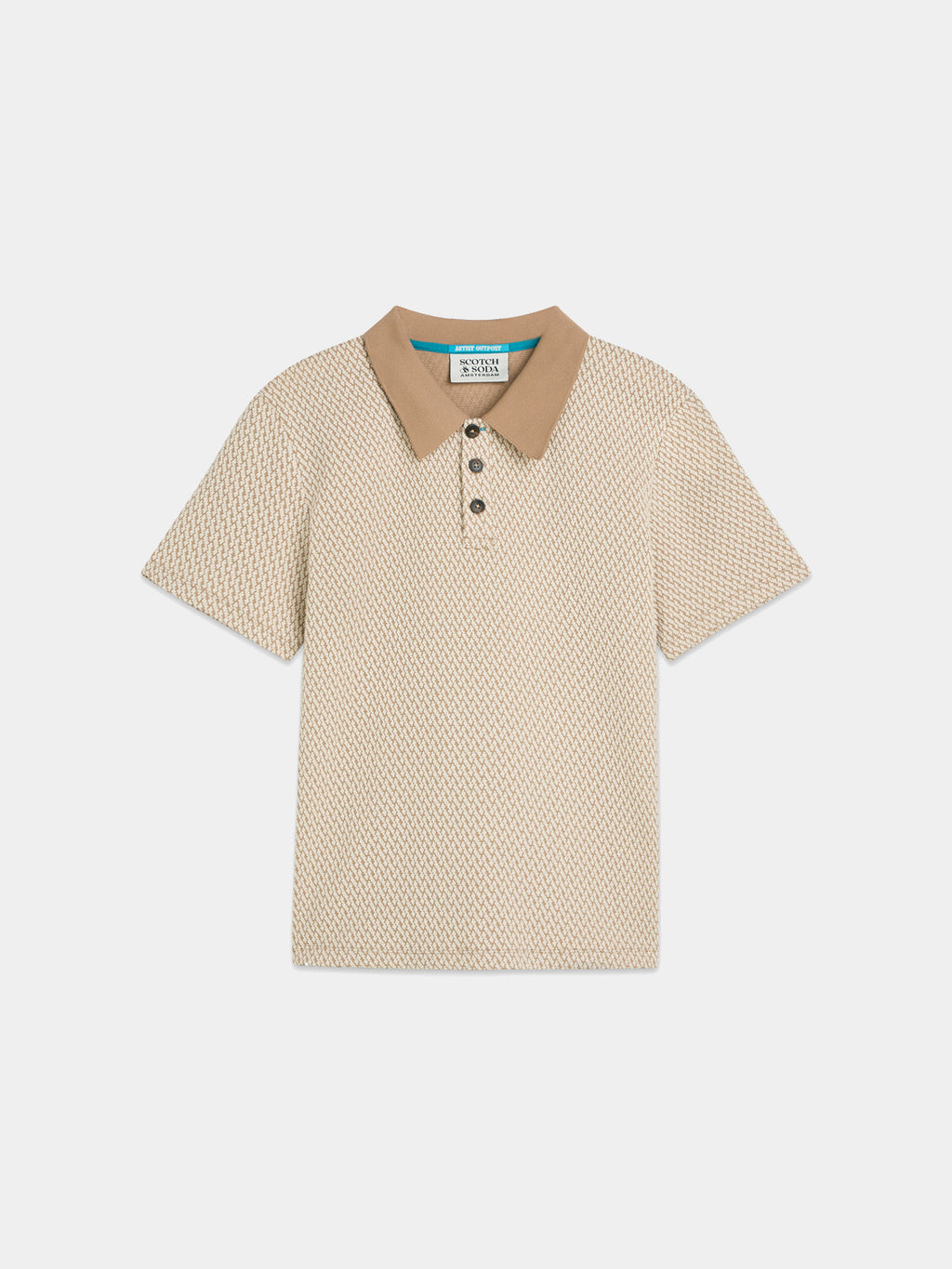 Scotch & Soda : Jacquard polo Amphora - Collector Store Sydney