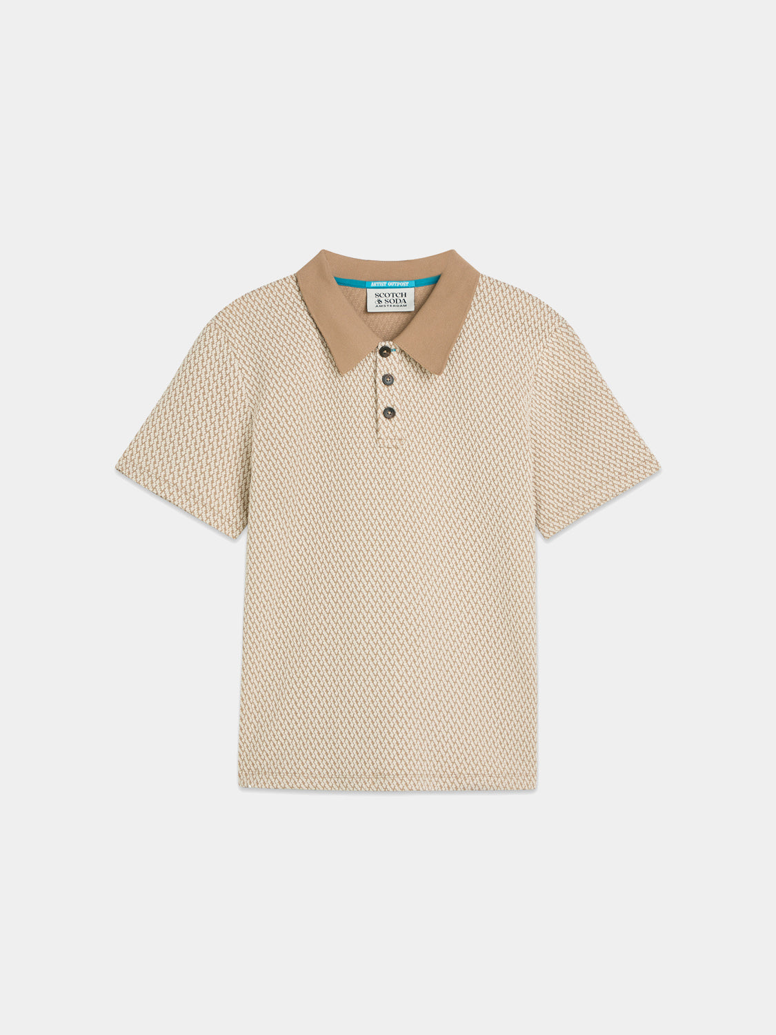 Scotch & Soda : Jacquard polo Amphora - Collector Store Sydney