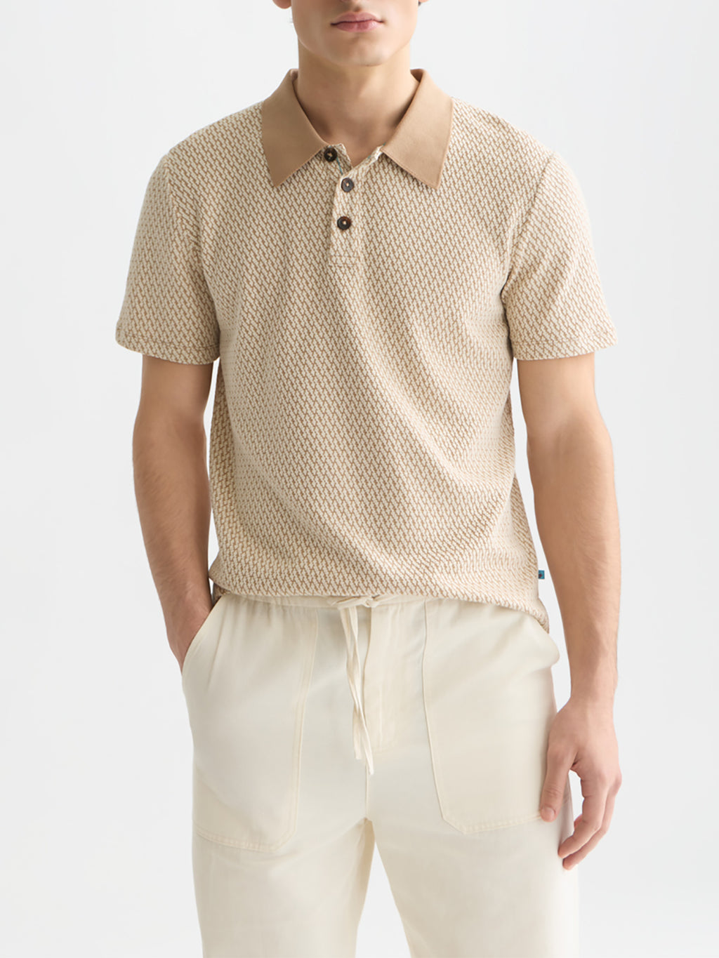 Scotch & Soda : Jacquard polo Amphora - Collector Store Sydney