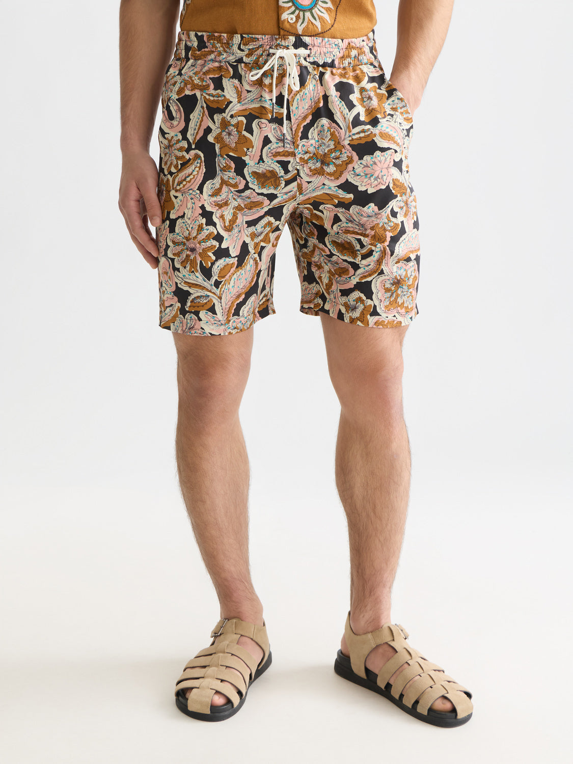 Scotch & Soda : Fave Tencel Relaxed-Fit Bermuda Shorts - Collector Store Sydney