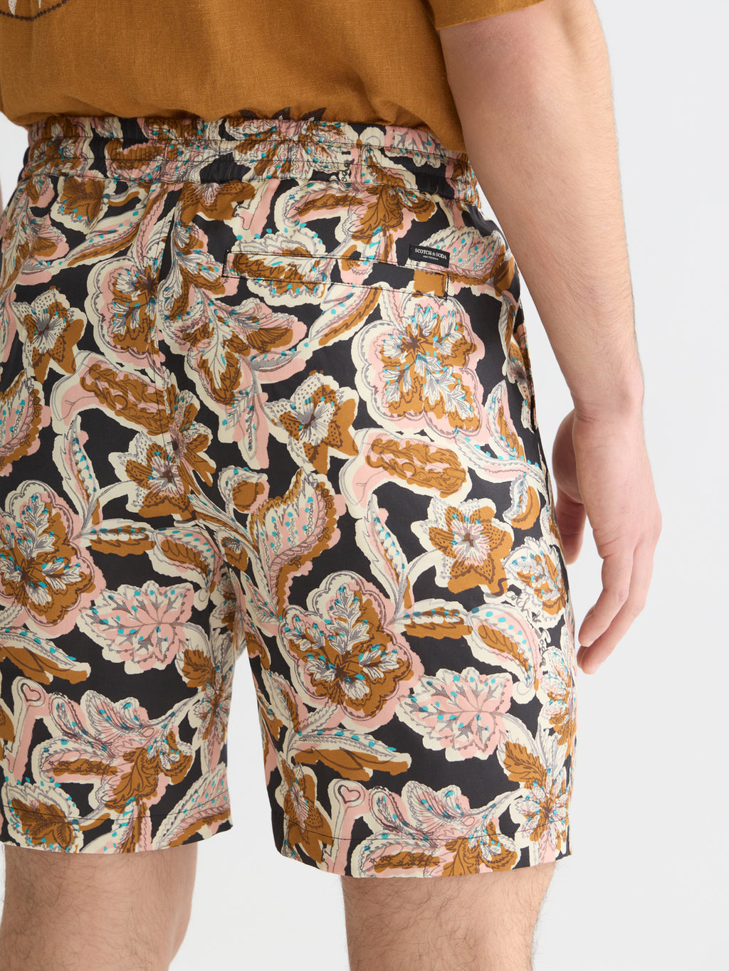 Scotch & Soda : Fave Tencel Relaxed-Fit Bermuda Shorts - Collector Store Sydney