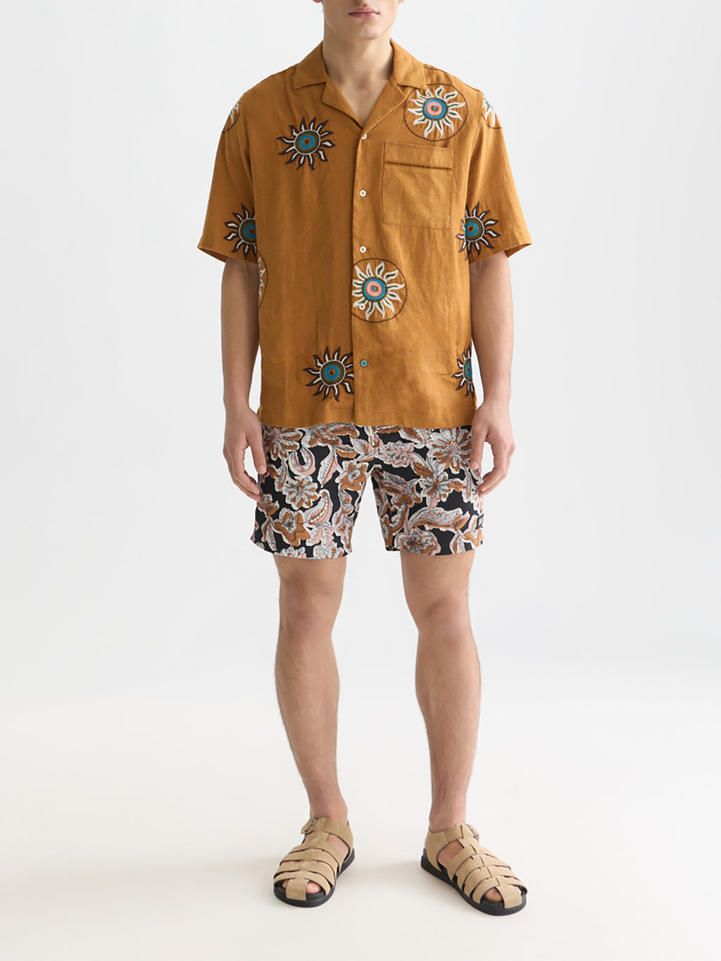 Scotch & Soda : Printed Midlength Swim Shorts- Lucky bandana - Collector Store Sydney