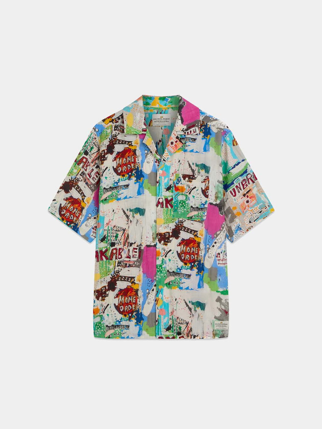 Basquiat Printed Short Sleeved Shirt - Collector Store Sydney